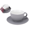 Filiżanka z porcelany z podstawką GAIA 170ml RAVI